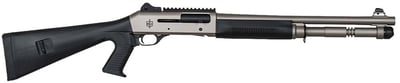Military Armament Corporation 1014 Marine 12 Gauge Semi-Auto Shotgun 18.50", Nickel/Black - $329.99 
