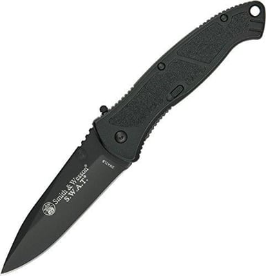Smith & Wesson Large S.W.A.T. 8.5in S.S. Assisted Opening Knife with 3.7in Drop Point Blade and Aluminum Handle - $24.19 (Free S/H over $25)