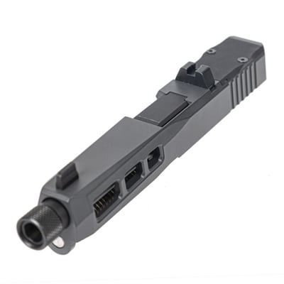 PSA Dagger Complete SW1 Doctor Cut Slide Assembly With Threaded Barrel, Extreme Carry Cuts, & 2XL Tall Sights, Gray - $169.99