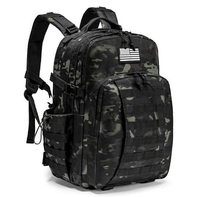 CVLIFE 40L Army Backpack Black CP - $27.99 w/code "DVVNFTZ8" + FREE Shipping