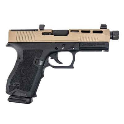 PSA Dagger Compact 9mm Pistol With SW2 Extreme Carry Cut Doctor Slide & Threaded Barrel, 2-Tone Flat Dark Earth - $359.99 + Free Shipping