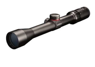 Simmons Truplex .22 Mag 4x32 Riflescope, Rimfire Rifle Scope with TrueZero Adjustment System and Rings Included - $33.66 + FREE Shipping