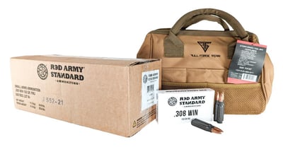 RED ARMY STANDARD CENTERFIRE RIFLE STEEL .308 WIN 150 GRAIN 500-ROUNDS FMJ w/ Full Forge Gear Range/Tool Bag - $269.99