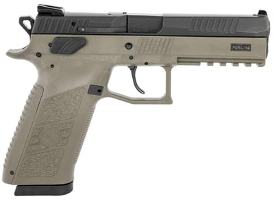 CZ-USA P-09 9mm 4.5" 19rd Pistol - OD Green / Black - $516.58 (Add To Cart) 