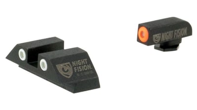 Night Fision Perfect Dot Night Sight Set w/Orange Front, Square White Rear, w/Green Tritium, Glock 17/17L/19/22-28/31-35/37-39 - $94.19 (Free S/H over $49 + Get 2% back from your order in OP Bucks)