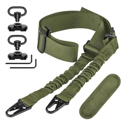 CVLIFE Two Point Sling with Removable Shoulder Pad Adjustable Length with 2 Pack Swivels - $8.79 w/code "O9CZ8ADJ" + FREE Shipping