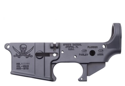 Spike's Tactical Stripped Lower (Multi) Forged- Pirate Calico Jack - $115