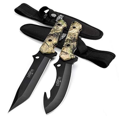 Mossy Oak Fixed Blade Hunting Knife Set 2 Piece Sheath Included - $15.34 + FREE Shipping