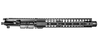 BG Complete 10.5" 300 BLK Upper Receiver - Black FLASH CAN 12" M-LOK With BCG & CH - $244.95