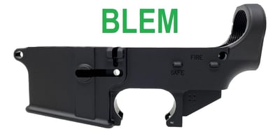 Blem AR15 Anodized 80% Lower Receiver - Fire / Safe Engraved - Serial Number / Model / Mfg Engraving - $42.50 with code NOEGGS15