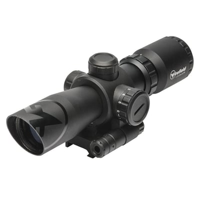 Firefield 1.5-5x32mm Illuminated Mil-Dot (SPF) Barrage Rifle Scope w/ Red Laser - $49.99