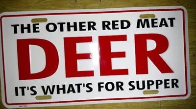 Deer License Plate - $12.99