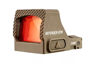 Vortex Defender-CCW 3 MOA Red Dot Sight - Tan - $179.95 