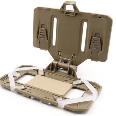 LThyzszb Tactical Vest Phone Holder Plate Carrier Phone Mount, Universal Phone Chest Mount for Screen Size 4.7"-6.7" (Tan, Black, Green) - $16.99 + FREE Shipping