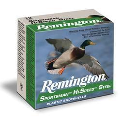 Ammo 12 Gauge Remington Sportsman Hi-Speed Steel 2-3/4" #4 Steel 1-1/8 Ounce 25 Round 1375 fps - $10.99 (Buyer’s Club price shown - all club orders over $49 ship FREE)
