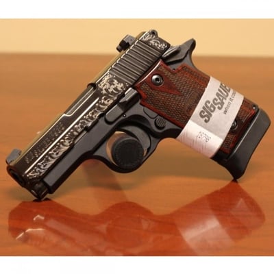 SIG SAUER P938 9mm ENGRAVED ROSEWOOD GRIP - $646.92 (Free S/H on Firearms)