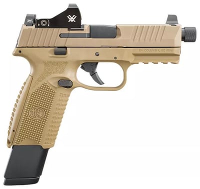 FN 509 Tactical Flat Dark Earth 9mm 4.5" Barrel 10-Rounds Vortex Viper - $594.99 