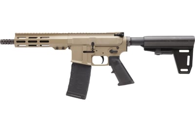Great Lakes Firearms GL-15 223 Wylde AR-Pistol with Brace and FDE Cerakote Finish - $449.99 (Free S/H on Firearms)