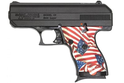 Hi Point C9 9mm Patriot Pistol with American Flag Grip - $149.99 (Free S/H on Firearms)