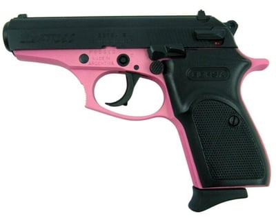Bersa Thunder 380 Standard Single/Double 380 Automatic Colt Pistol (ACP) 3.5" Barrel 8 Pink - $314.99 ($9.99 S/H on Firearms / $12.99 Flat Rate S/H on ammo)