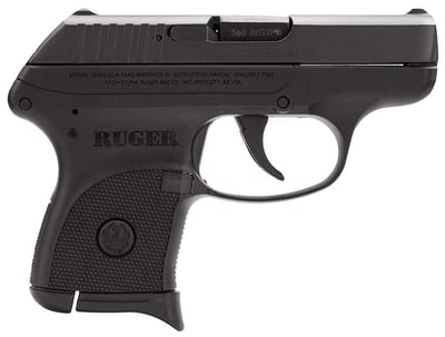 Ruger 3701 LCP380 ACP DA 2.75" 6+1 Black Polymer Grip Blued Slide - $180.75