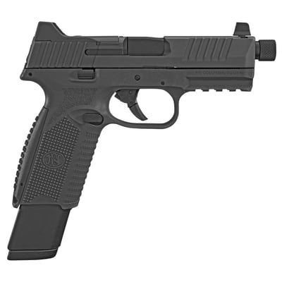 FN 509T 509 Tactical 9mm Optics Ready Threaded Barrel 4.5" 17/24 Rd Black - $629.0 