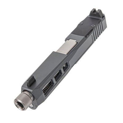 PSA Dagger Complete SW1 RMR Slide Assembly with Stainless Threaded Barrel, Gray - $199.99 
