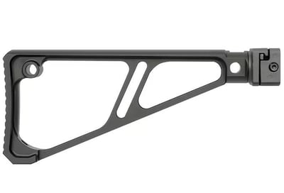Midwest Industries Side Folding Triangle Picatinny Stock Steel Black - $136.04 (Free Shipping on $100+ Orders)