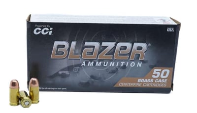 CCI Blazer 380 Auto 95 Grain FMJ - $315 w/code: GUNDEALS10 + Free Shipping