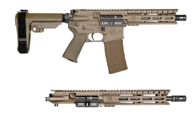 Diamondback DB-15 5.56/300 BLK Combo 10" Barrel 30 Rd. FDE - $889.99 