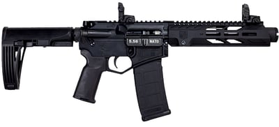 Diamondback DB15 Pistol 5.56 NATO, 7" Barrel, 30rd, M-Lok, KAK Flash Can, Black - $799 
