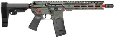 Diamondback DB-15 300 Blackout Semi-Auto Pistol with Jungle Green and Red Accents - $769.99