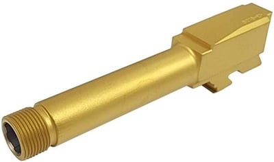 DMA Inc. Threaded Match Barrel for Glock 43 Pistols 1/2x28 GOLD - $76.99