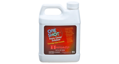 Hornady One-Shot Sonic Clean Cartridge Case Formula Cleaner Solution - Quart - $24.99 (Free S/H over $50)