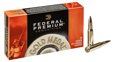Federal Premium Gold Medal Centerfire Rifle Ammo - 250 gr. - .338 Lapua - 20 Rounds - $129.99 (Free S/H over $50)