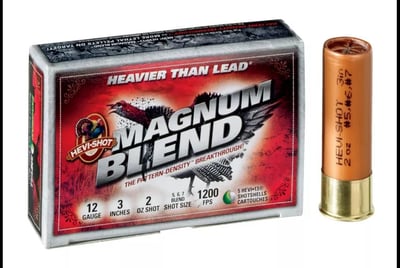 HEVI-Shot Magnum Blend Turkey Load Shotshells - 12 ga.- 2-1/4 oz. - 50 Rounds - $379.99 (Free S/H over $50)