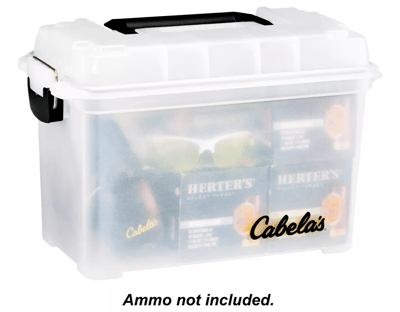 Cabela's Dry-Storage Ammo Can - Clear - $19.99 (Free S/H over $50)