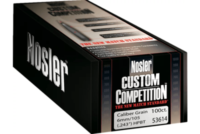 Nosler Custom Competition Bullets - .22 Caliber - 69 Grain - 100 pack - $29.99 (Free S/H over $50)