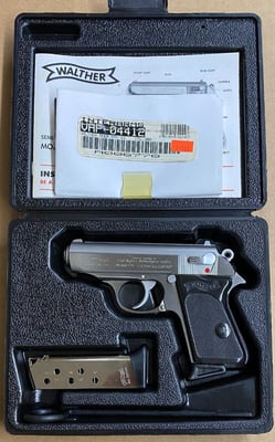 Used Interarms Walther PPK 380 ACP Stainless 2- Mags Secret Agent Man 007 - $799