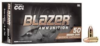 Blazer Brass 9mm 115 Grain Full Metal Jacket Box of 50 - $11.44 