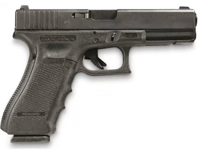 Glock 17 Gen 4 Semi-Auto Pistol 9mm 4.49" Barrel 17 Round - Used Law Enforcement Trade-In - Surplus Good/Very Good Condition - $379.99 