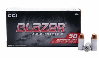 CCI - Blazer - 45 ACP - 230 Grain - TMJ - Aluminum Case 1000 Rounds - $344.99 after code: GUNDEALS10 
