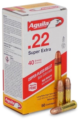 Aguila Super Extra 22 LR 40 Grain HV SP 2000 Rnds - $123.40 