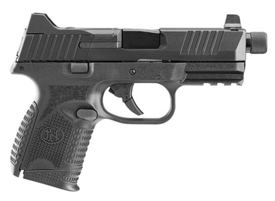 FN 509 Compact Tactical 9mm Pistol With Threaded Barrel, Black - $599.99 