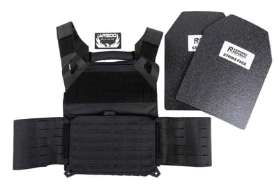AR500 Armor Invictus Carrier with Plates - Black - $149.99 