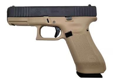 Glock 45 9mm Desert Tan FiberOptic Sights - $579 