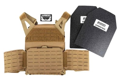 AR500 Armor Invictus Carrier with Plates - Coyote - $149.99 