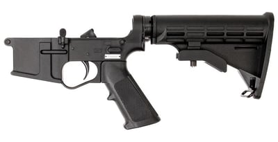 ET Arms Plum Crazy Gen II Complete Lower Receiver w/M4 Stk - $65.99