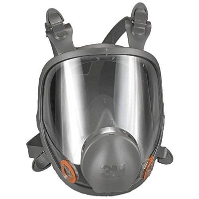 3M 6700 Small Thermoplastic Elastomer Full Face 6000 Series Reusable Respirator with 4 Point Harness and Bayonet - $155 (Free S/H over $25)
