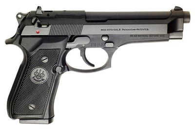 Beretta 92FS 9mm Semi-Auto Pistol Factory New ( Police Special ) Model with 3 -15 Round Mags - $549.99 